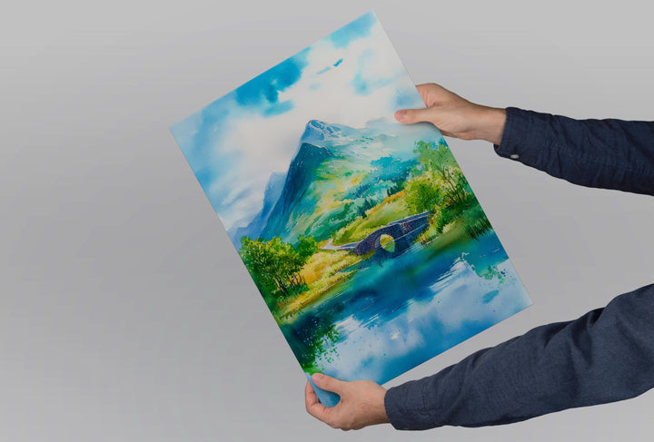 Killarney Watercolor Poster Wall Art Killarney Wall Hanging Home Décor Killarney Gift Art Lovers Ireland Wall Art Killarney Travel Poster