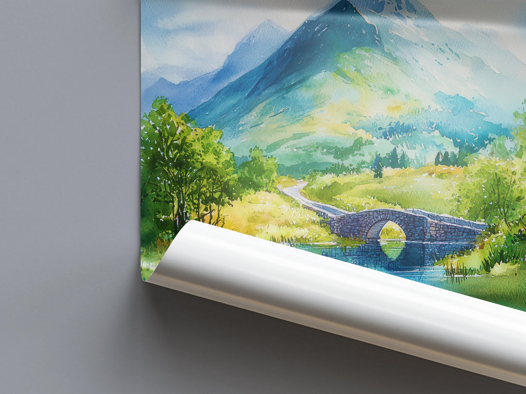 Killarney Watercolor Poster Wall Art Killarney Wall Hanging Home Décor Killarney Gift Art Lovers Ireland Wall Art Killarney Travel Poster
