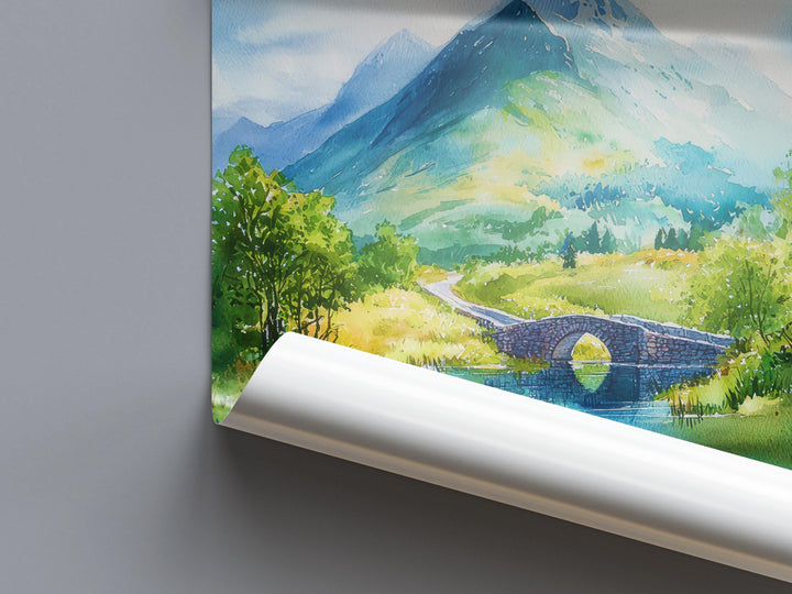 Killarney Watercolor Poster Wall Art Killarney Wall Hanging Home Décor Killarney Gift Art Lovers Ireland Wall Art Killarney Travel Poster