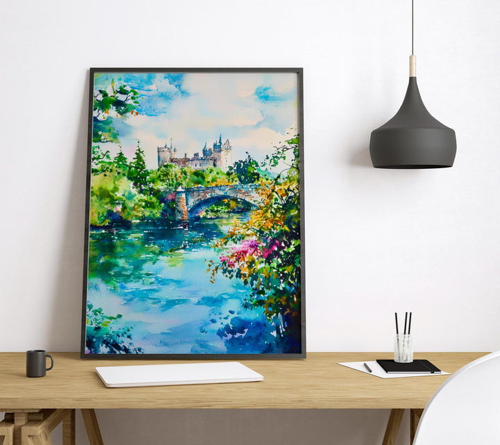 Kilkenny Watercolor Poster Wall Art Kilkenny Wall Hanging Home Décor Kilkenny Gift Art Lovers Ireland Wall Art Kilkenny Travel Poster Gift