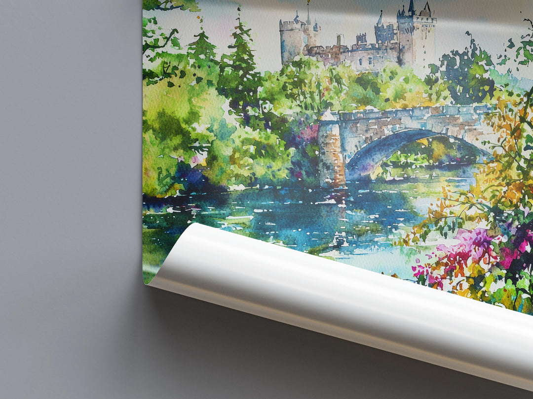 Kilkenny Watercolor Poster Wall Art Kilkenny Wall Hanging Home Décor Kilkenny Gift Art Lovers Ireland Wall Art Kilkenny Travel Poster Gift