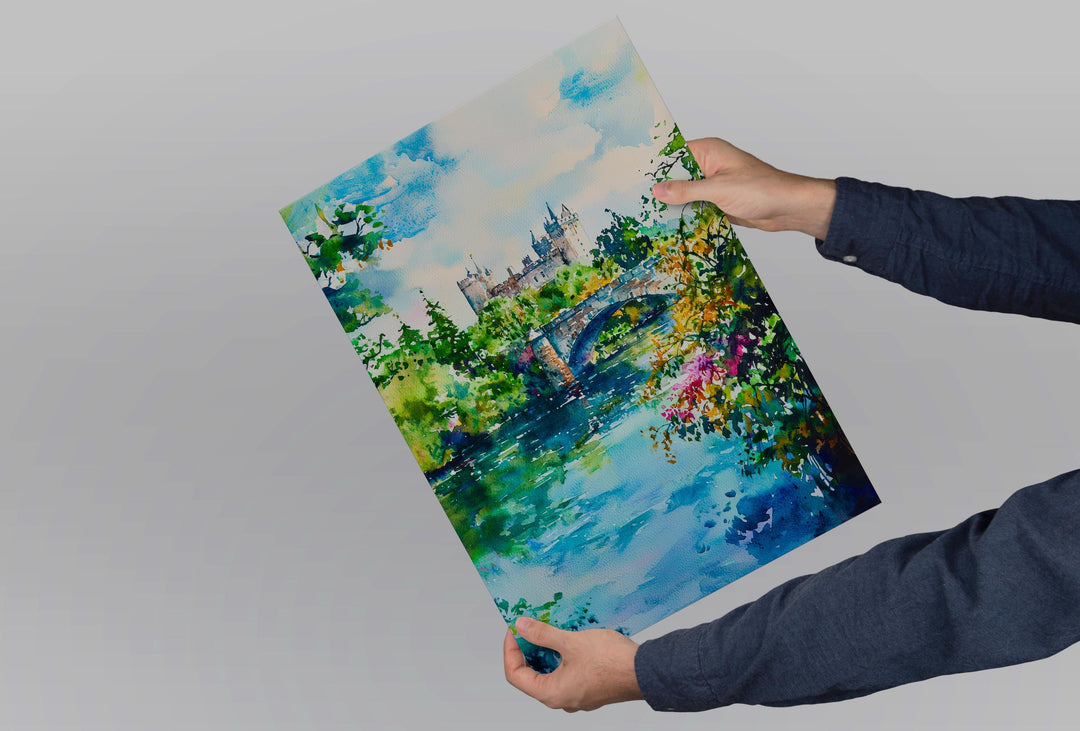 Kilkenny Watercolor Poster Wall Art Kilkenny Wall Hanging Home Décor Kilkenny Gift Art Lovers Ireland Wall Art Kilkenny Travel Poster Gift