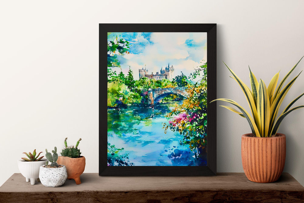 Kilkenny Watercolor Poster Wall Art Kilkenny Wall Hanging Home Décor Kilkenny Gift Art Lovers Ireland Wall Art Kilkenny Travel Poster Gift