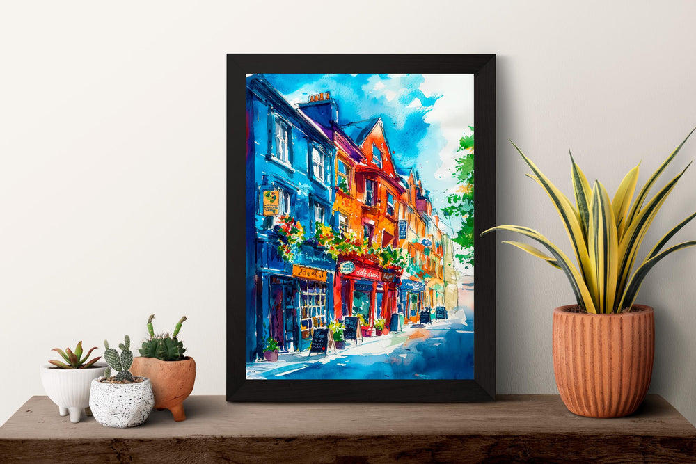 Cork Watercolor Poster Wall Art Cork Wall Hanging Home Décor Cork Gift Art Lovers Ireland Wall Art Cork Travel Poster Gift