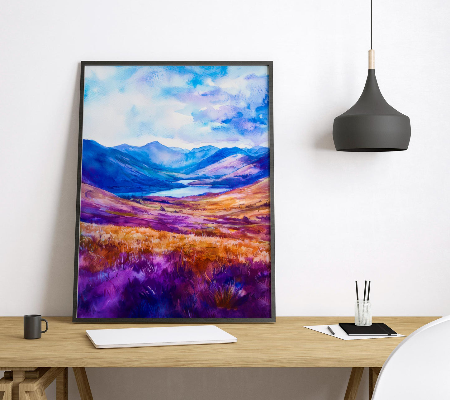 Cairngorms NP watercolor poster Wall Art Cairngorms NP Wall Hanging Home Décor Cairngorms NP Gift Art Lovers Scotland Art Lover Gift