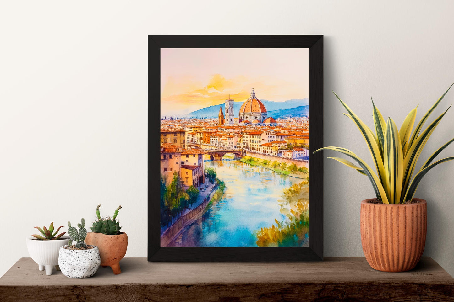 Florence Watercolor Poster Wall Art Florence Wall Decor Home Décor Florence Gift Art Lovers Italy Art Lover Gift, Travel Souvenir Print