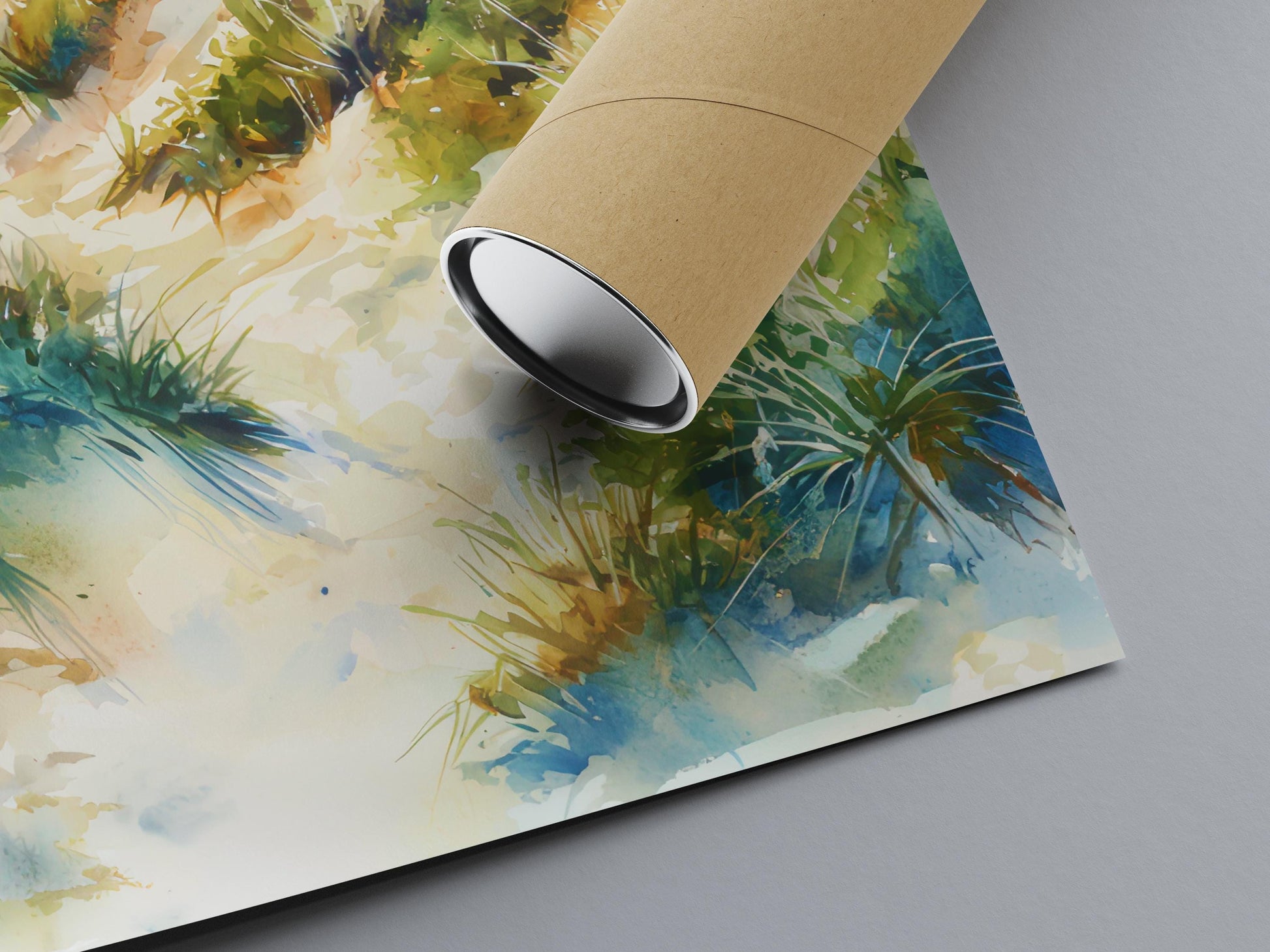 Outer Banks watercolor poster Wall Art Outer Banks Wall Hanging Home Décor Outer Banks Gift Art Lovers North Carolina Art Lover Gift