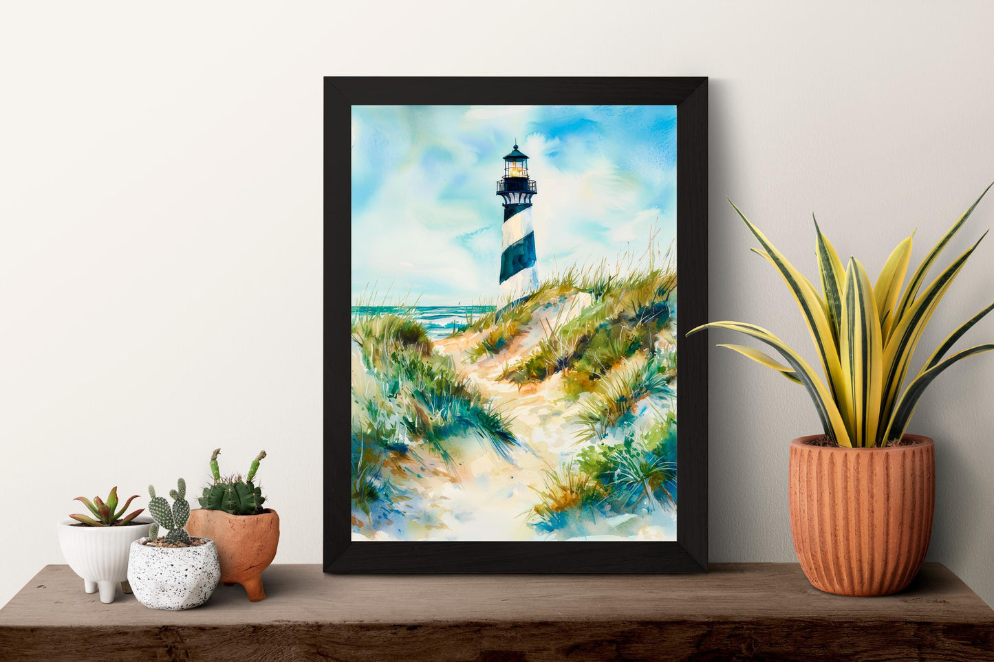 Outer Banks watercolor poster Wall Art Outer Banks Wall Hanging Home Décor Outer Banks Gift Art Lovers North Carolina Art Lover Gift