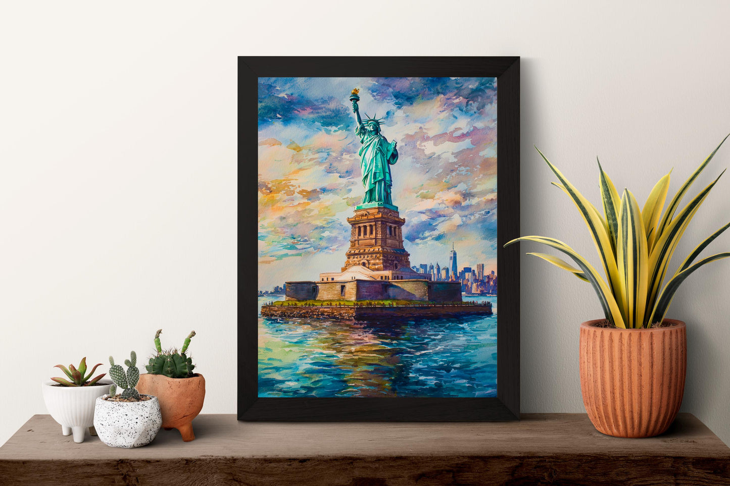 Statue of Liberty watercolor poster Wall Art Statue of Liberty Wall Hanging Home Décor Statue of Liberty Gift Art Lovers New York Art