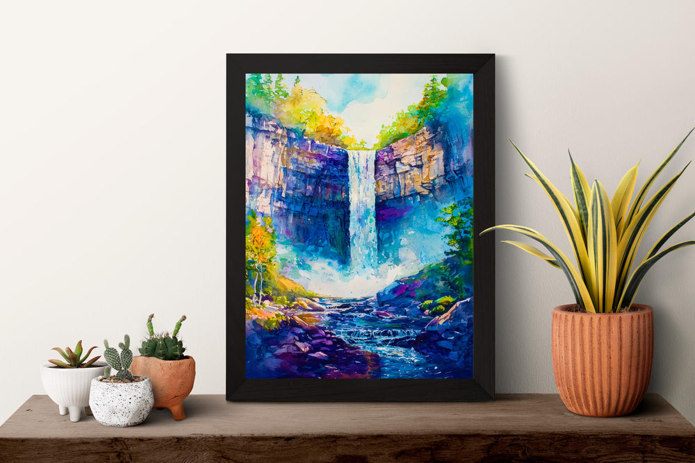 Taughannock Falls State Park watercolor poster Wall Art Taughannock Falls State Park Wall Hanging Home Décor Taughannock Falls State Park