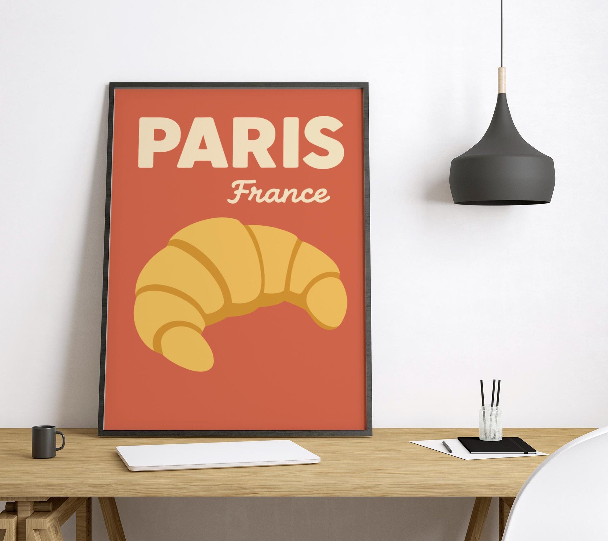 Paris Preppy Poster Wall Art Paris Wall Decor Home Décor Paris Gift France Art Lover Gift, Travel Souvenir Print