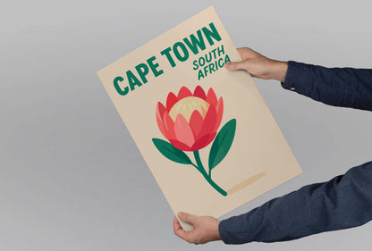 Cape Town Preppy Poster Wall Art Cape Town Wall Decor Home Décor Cape Town Gift South Africa Art Lover Gift, Travel Souvenir Print