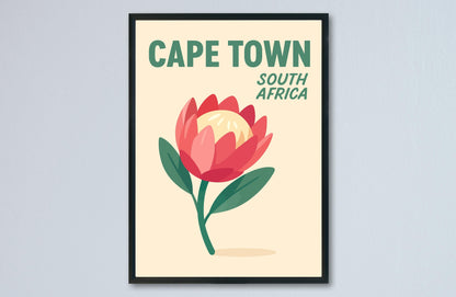 Cape Town Preppy Poster Wall Art Cape Town Wall Decor Home Décor Cape Town Gift South Africa Art Lover Gift, Travel Souvenir Print