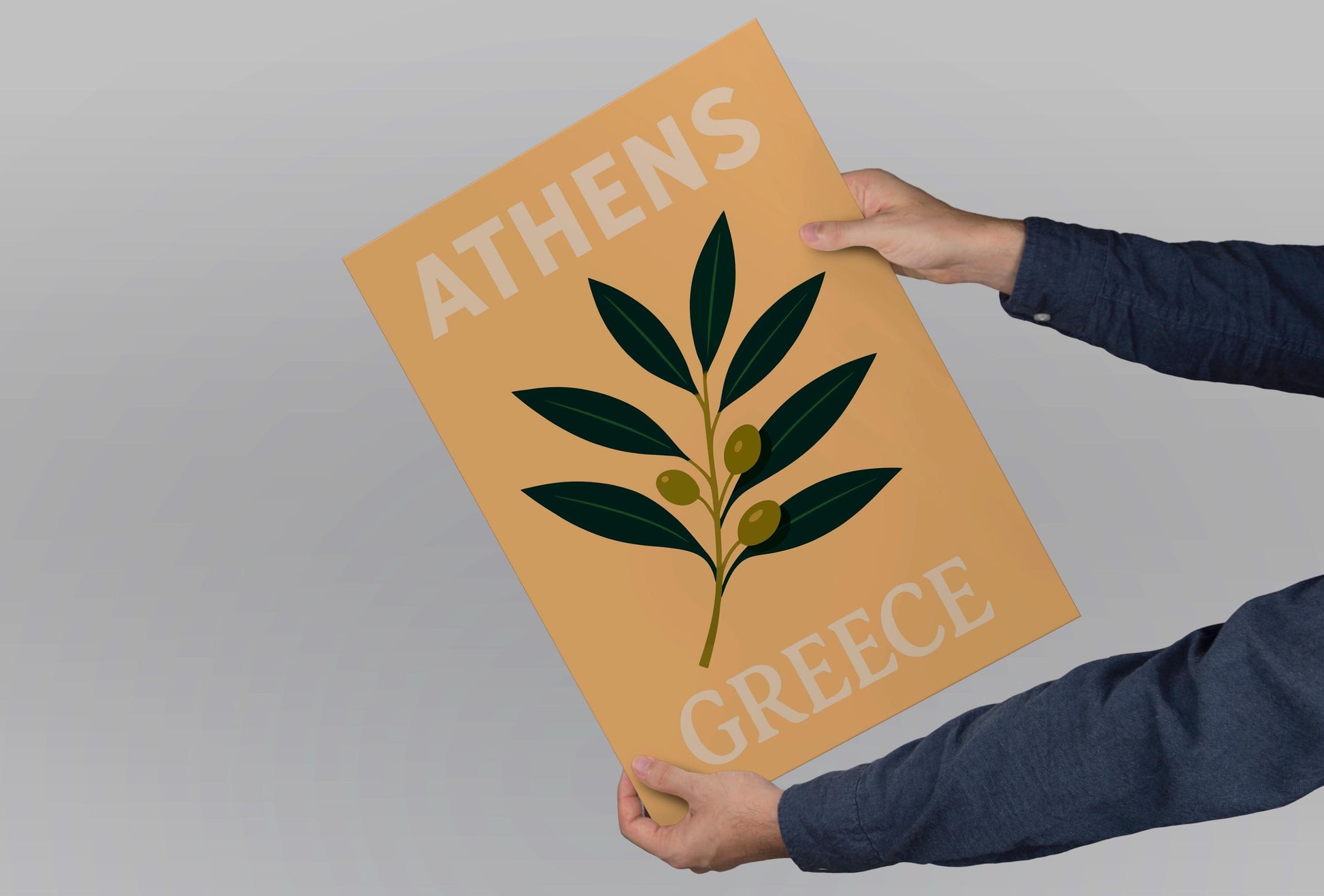 Athens Preppy Poster Wall Art Athens Wall Decor Home Décor Athens Gift Greece Art Lover Gift, Travel Souvenir Print