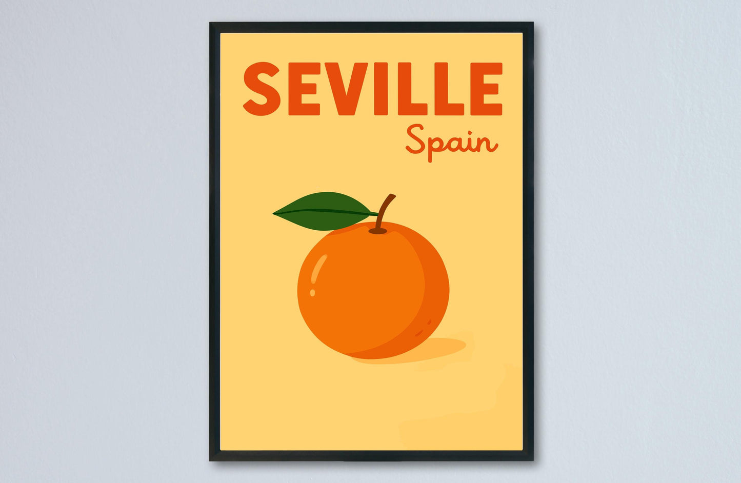 Seville Preppy Poster Wall Art Seville Wall Decor Home Décor Seville Gift Spain Art Lover Gift, Travel Souvenir Print