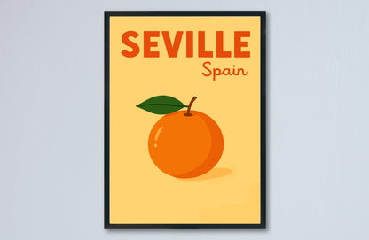 Seville Preppy Poster Wall Art Seville Wall Decor Home Décor Seville Gift Spain Art Lover Gift, Travel Souvenir Print