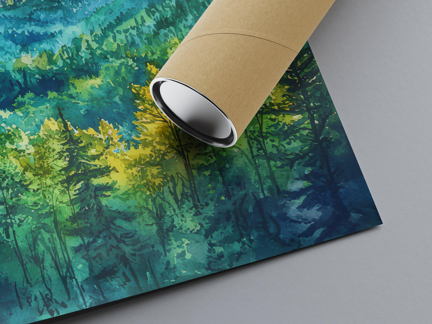 Asheville watercolor poster Wall Art Asheville Wall Hanging Home Décor Asheville Gift Art Lovers North Carolina Art Lover Gift