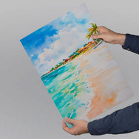 Aruba watercolor poster Wall Art Aruba Wall Hanging Home Décor Aruba Gift Art Lovers Aruba Art Lover Gift Aruba wall art