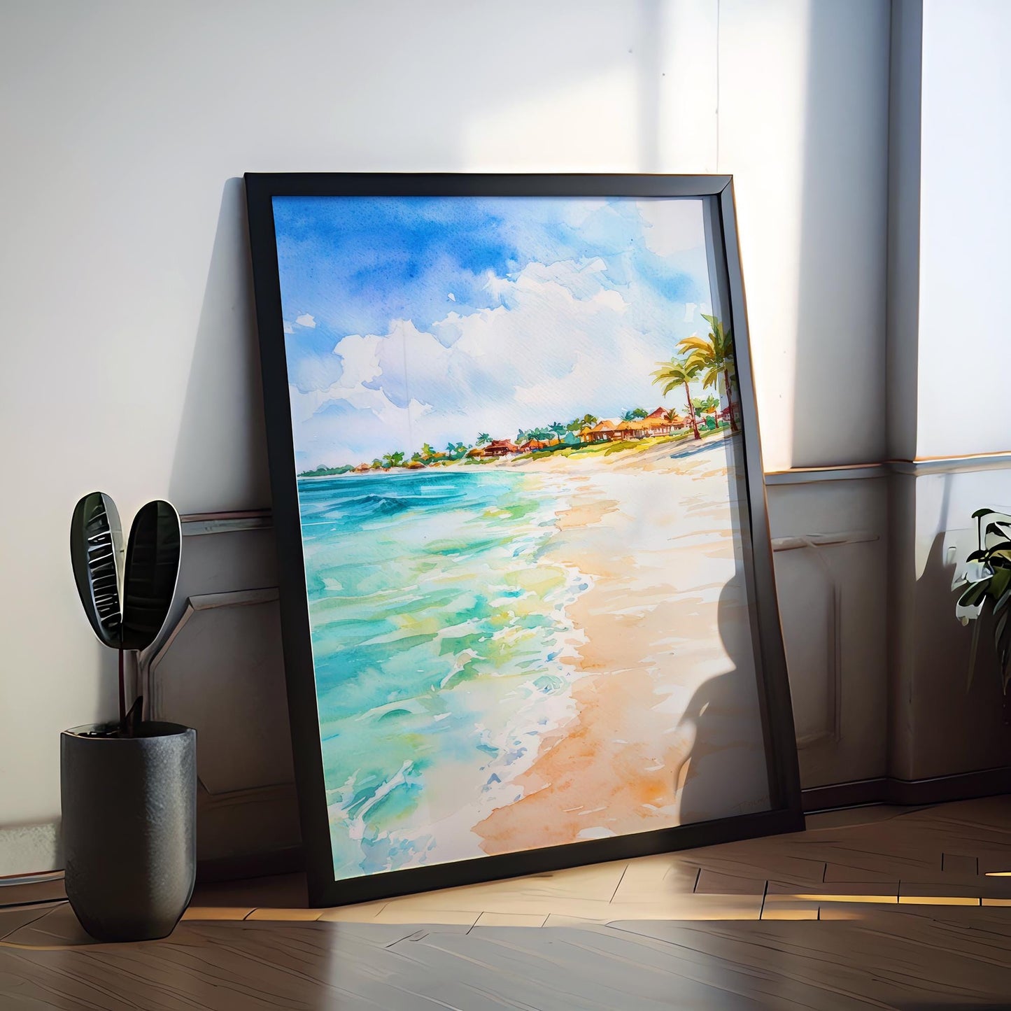 Aruba watercolor poster Wall Art Aruba Wall Hanging Home Décor Aruba Gift Art Lovers Aruba Art Lover Gift Aruba wall art