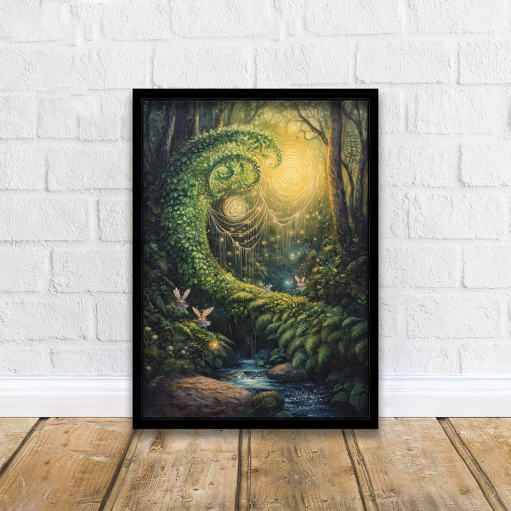 Fairy Weavers Vintage Print | Woodland Cottagecore, Dark Academia