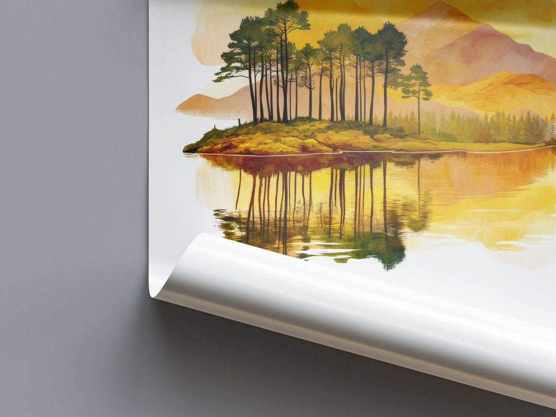 Connemara Watercolor Poster Wall Art Connemara Wall Decor Home Décor Connemara Gift Ireland Art Lover Gift, Travel Souvenir Print