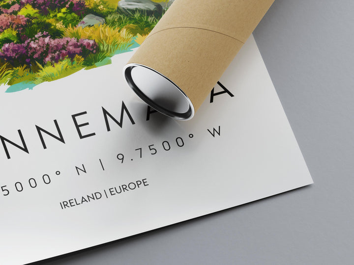 Connemara Watercolor Poster Wall Art Connemara Wall Decor Home Décor Connemara Gift Ireland Art Lover Gift, Travel Souvenir Print