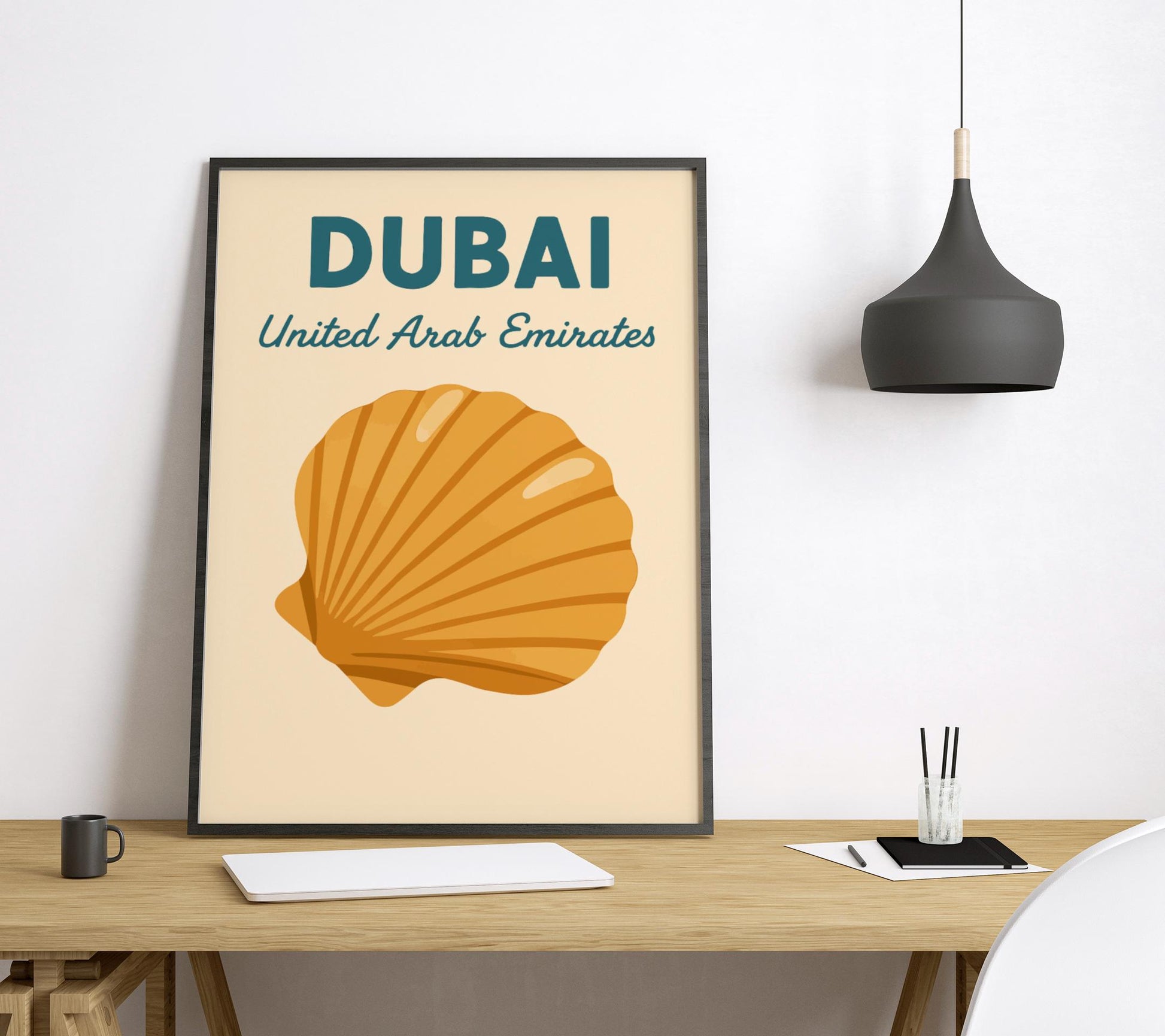 Dubai Preppy Poster Wall Art Dubai Wall Decor Home Décor Dubai Gift UAE Art Lover Gift, Travel Souvenir Print