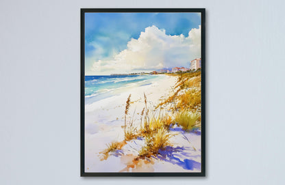 St. Pete Beach Watercolor Poster Wall Art St. Pete Beach Wall Hanging Home Décor St. Pete Beach Gift Art Lovers United States Wall Art