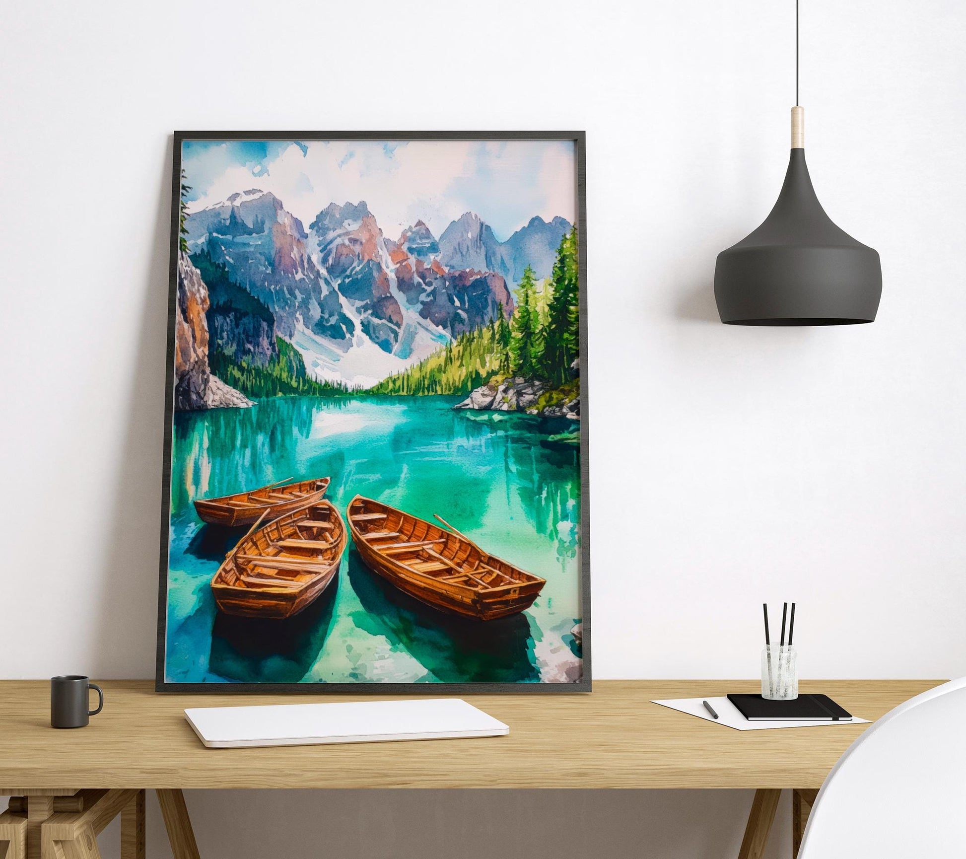 Dolomites Watercolor Poster Wall Art Dolomites Wall Hanging Home Décor Dolomites Gift Art Lovers Italy Art Lover Gift Italy Wall Art