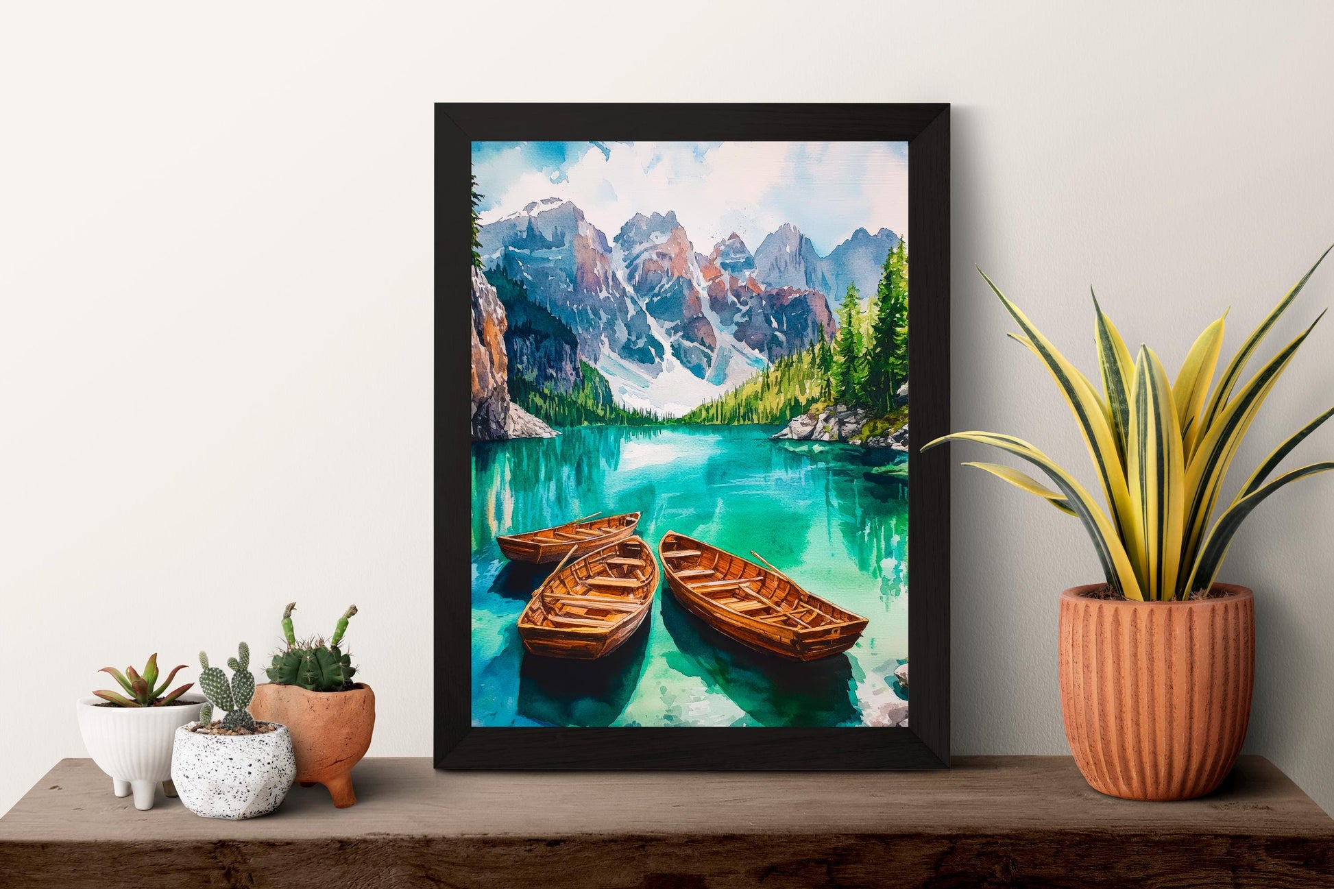 Dolomites Watercolor Poster Wall Art Dolomites Wall Hanging Home Décor Dolomites Gift Art Lovers Italy Art Lover Gift Italy Wall Art