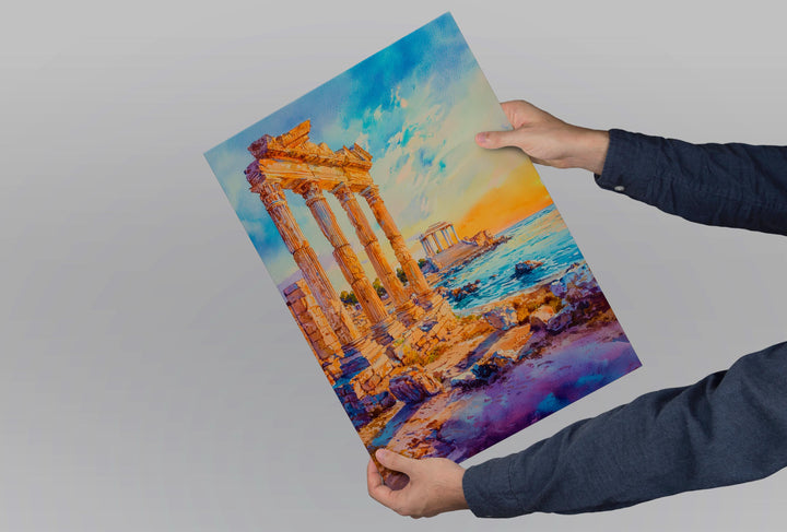 Side Watercolor Poster Wall Art Side Wall Hanging Home Décor Side Gift Art Lovers Turkey Wall Art Side Travel Poster Gift