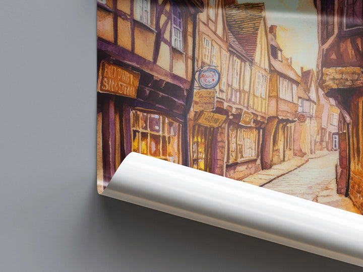York Watercolor Poster Wall Art York Wall Hanging Home Décor York Gift Art Lovers United Kingdom Art Lover Gift United Kingdom Wall Art