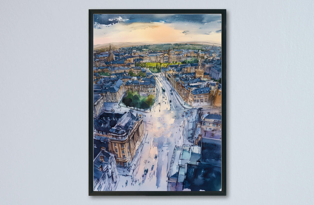 Harrogate Watercolor Poster Wall Art Harrogate Wall Hanging Home Décor Harrogate Gift Art Lovers United Kingdom Art Lover Gift Wall Art