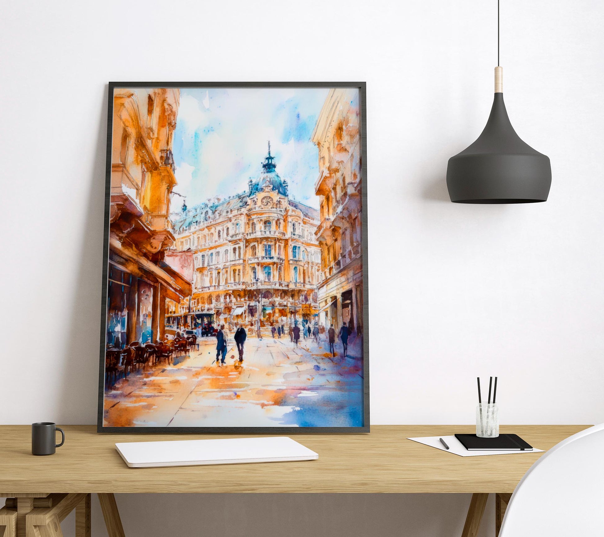 Vienna Watercolor Poster Wall Art Vienna Wall Hanging Home Décor Vienna Gift Art Lovers Austria Art Lover Gift Austria Wall Art