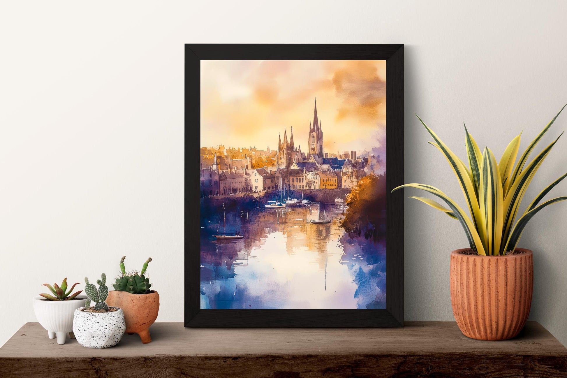 Truro Watercolor Poster Wall Art Truro Wall Hanging Home Décor Truro Gift Art Lovers United Kingdom Wall Art