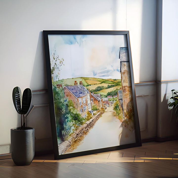 St Austell Watercolor Poster Wall Art St Austell Wall Hanging Home Décor St Austell Gift Art Lovers United Kingdom Wall Art