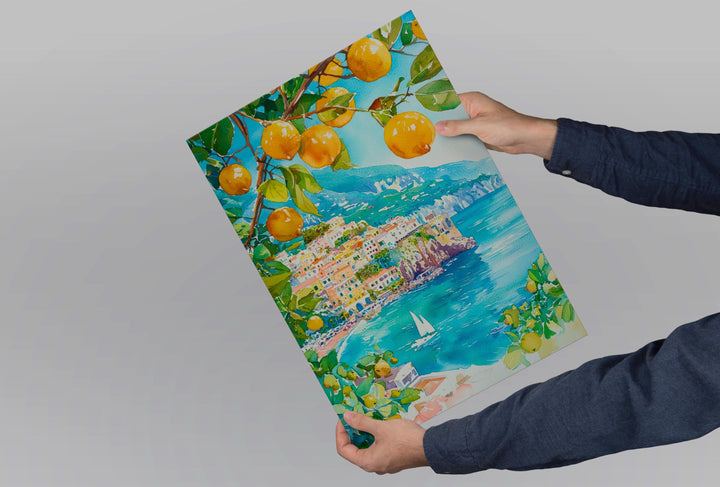 Sorrento watercolor poster Wall Art Sorrento Wall Hanging Home Décor Sorrento Gift Art Lovers Italy Art Lover Gift