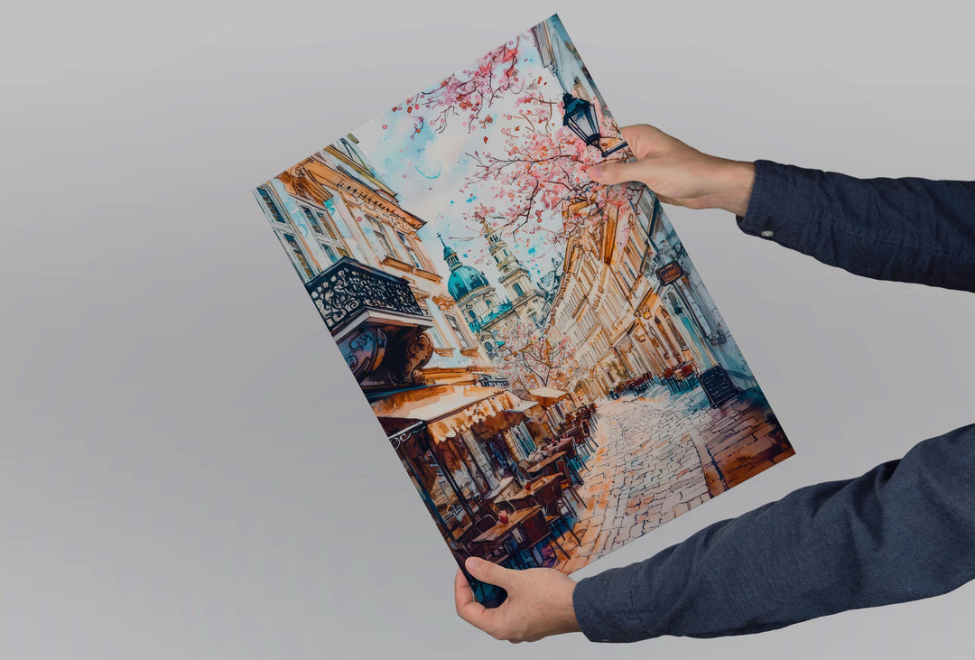 Vienna Watercolor Poster Wall Art Vienna Wall Hanging Home Décor Vienna Gift Art Lovers Austria Art Lover Gift