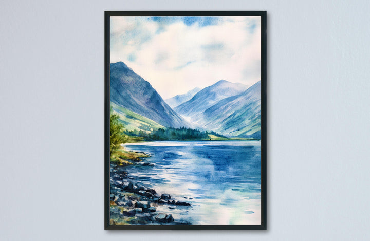 Wasdale Watercolor Poster Wall Art Wasdale Wall Decor Home Décor Wasdale Gift United Kingdom Art Lover Gift, Travel Souvenir Print