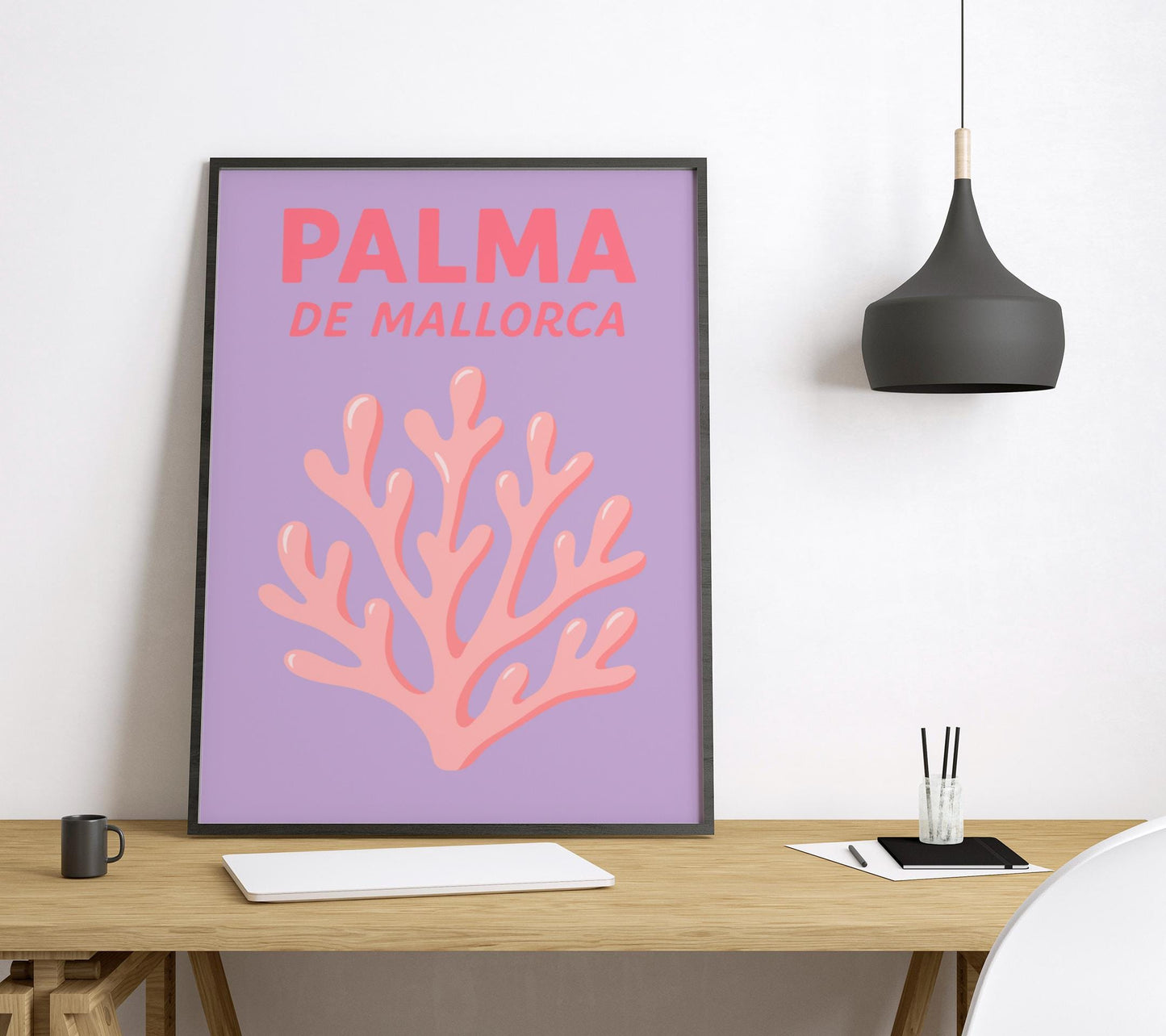 Palma de Mallorca Preppy Poster Wall Art Palma de Mallorca Wall Decor Home Décor Palma de Mallorca Gift Spain Art Lover Gift, Travel Art