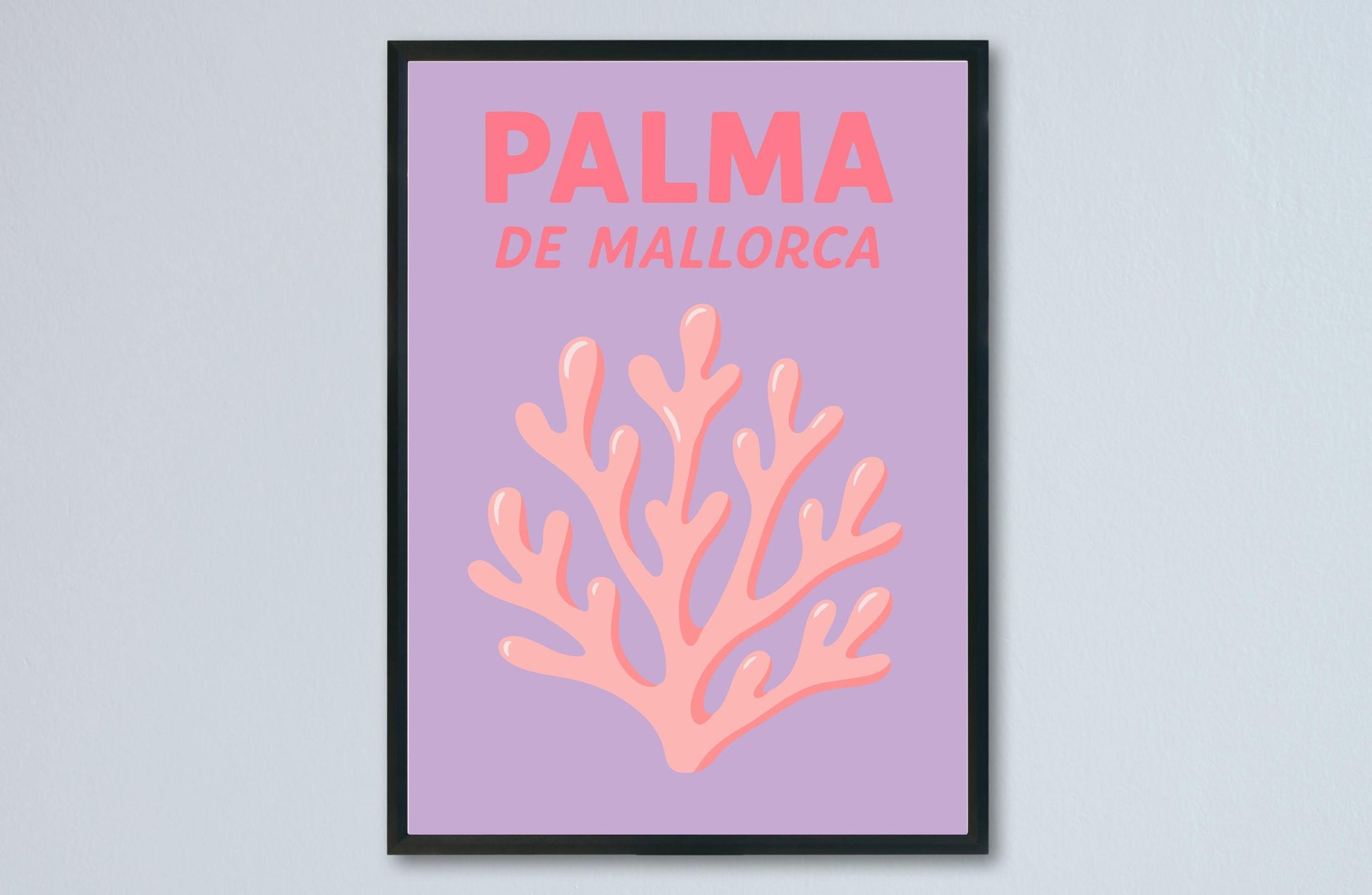 Palma de Mallorca Preppy Poster Wall Art Palma de Mallorca Wall Decor Home Décor Palma de Mallorca Gift Spain Art Lover Gift, Travel Art