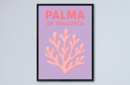 Palma de Mallorca Preppy Poster Wall Art Palma de Mallorca Wall Decor Home Décor Palma de Mallorca Gift Spain Art Lover Gift, Travel Art