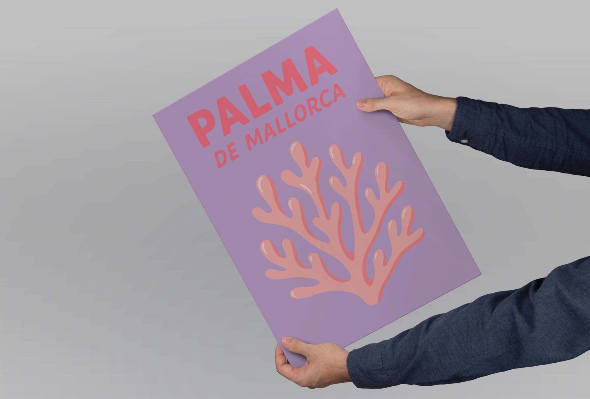 Palma de Mallorca Preppy Poster Wall Art Palma de Mallorca Wall Decor Home Décor Palma de Mallorca Gift Spain Art Lover Gift, Travel Art