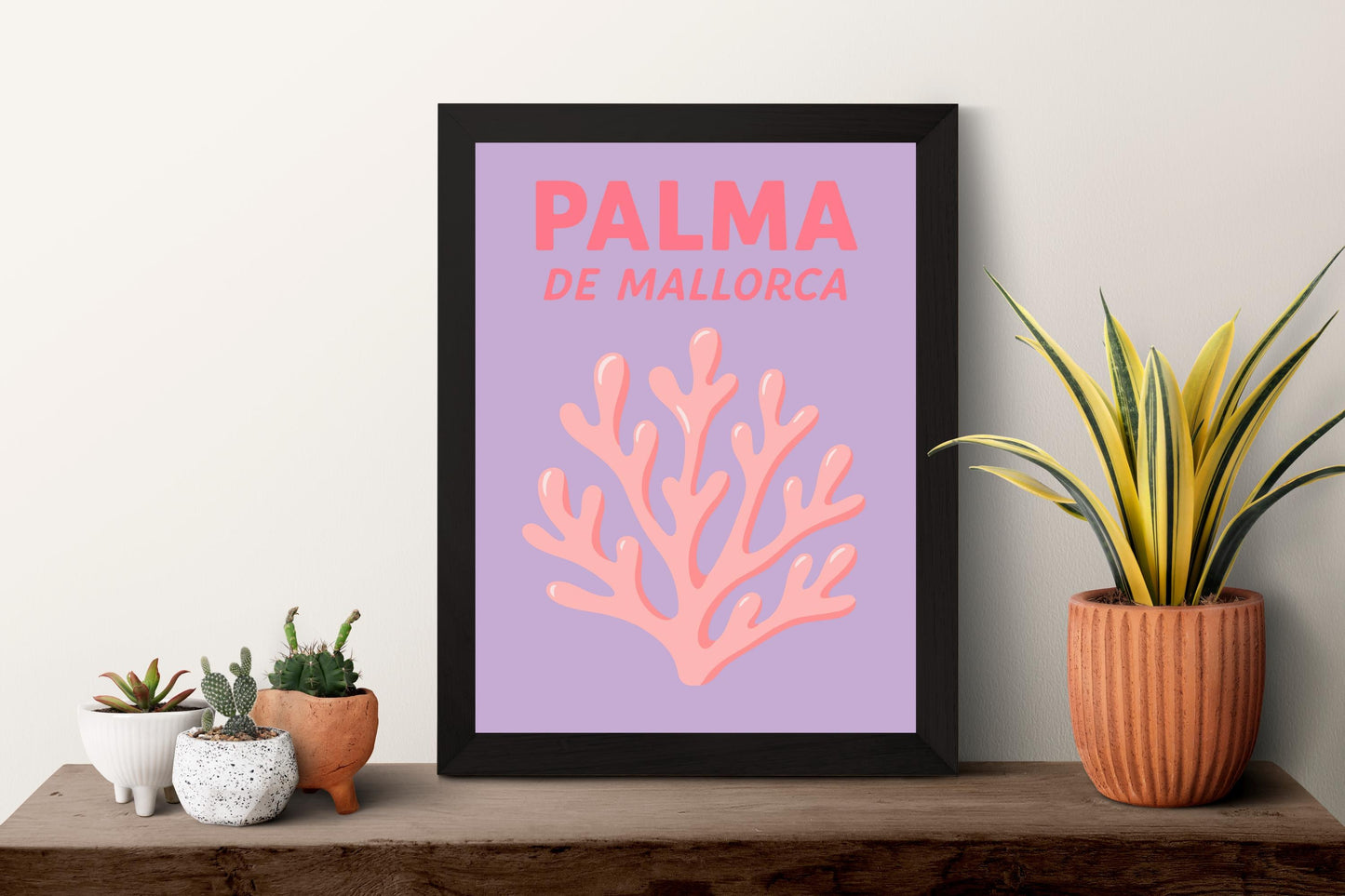 Palma de Mallorca Preppy Poster Wall Art Palma de Mallorca Wall Decor Home Décor Palma de Mallorca Gift Spain Art Lover Gift, Travel Art