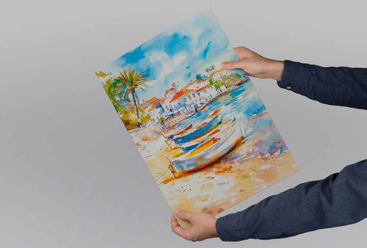 Cascais watercolor poster Wall Art Cascais Wall Hanging Home Décor Cascais Gift Art Lovers Portugal Art Lover Gift Portugal wall art