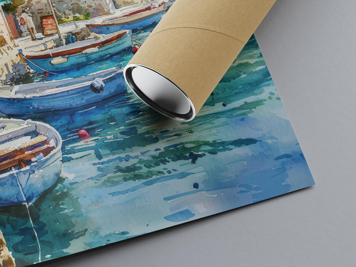 Vis Watercolor Poster Wall Art Vis Wall Hanging Home Décor Vis Gift Art Lovers Croatia Wall Art