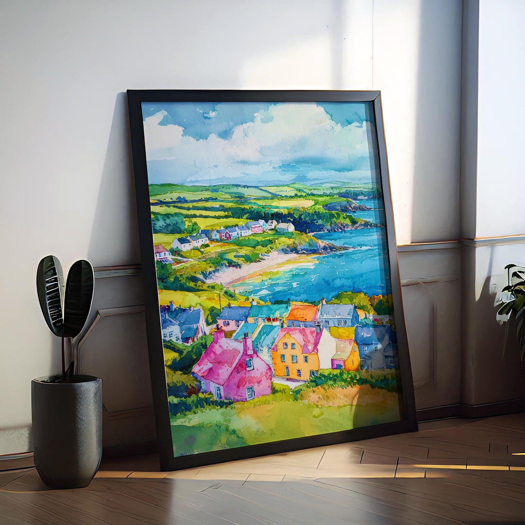 West Cork Watercolor Poster Wall Art West Cork Wall Hanging Home Décor West Cork Gift Art Lovers Ireland Wall Art West Cork Travel Poster