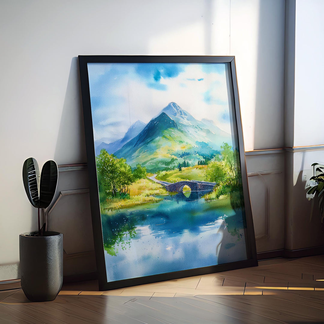 Killarney Watercolor Poster Wall Art Killarney Wall Hanging Home Décor Killarney Gift Art Lovers Ireland Wall Art Killarney Travel Poster