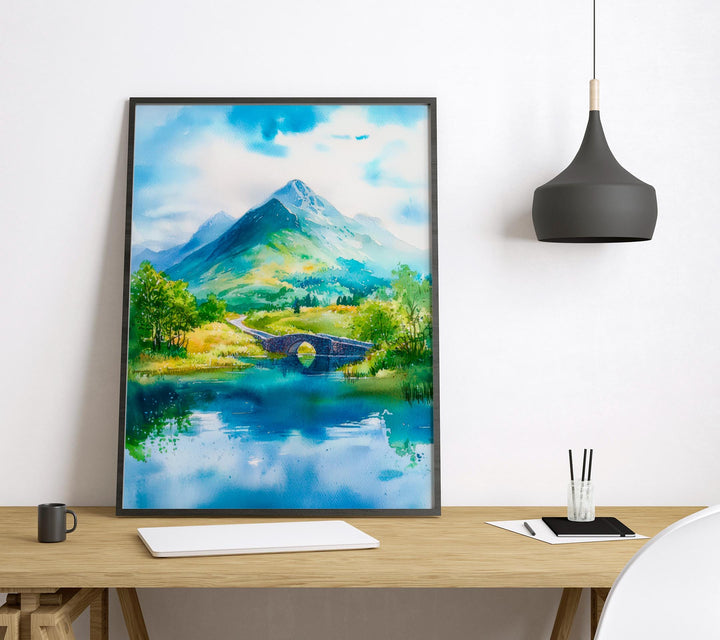 Killarney Watercolor Poster Wall Art Killarney Wall Hanging Home Décor Killarney Gift Art Lovers Ireland Wall Art Killarney Travel Poster