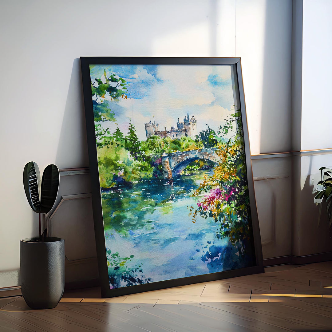 Kilkenny Watercolor Poster Wall Art Kilkenny Wall Hanging Home Décor Kilkenny Gift Art Lovers Ireland Wall Art Kilkenny Travel Poster Gift